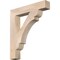 Ekena Millwork Olympic Block Smooth Bracket, Douglas Fir, 5 1/2"W x 34"D x 38"H BKT06X34X38OLY05SDF - alternate 1